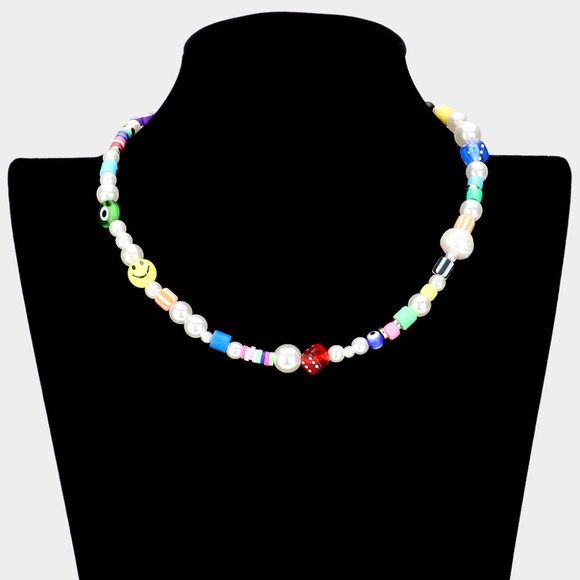 NWT Smiley Evil Eye Yin Yang Dice Chunky B - Picture 3 of 4